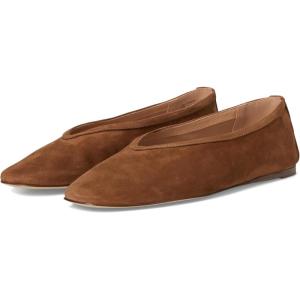 imageSteve Madden Womens Leni Ballet FlatChesnut Suede