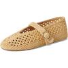 imageSteve Madden Womens Alara Ballet FlatNatural Raffia