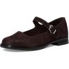 imageSteve Madden Womens Delancy Mary Jane FlatBrown Suede