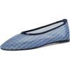imageSteve Madden Womens Meadow Ballet FlatBlue Gingham Mesh