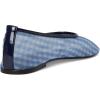imageSteve Madden Womens Meadow Ballet FlatBlue Gingham Mesh