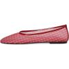 imageSteve Madden Womens Meadow Ballet FlatRed Gingham Mesh