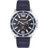 imageSteve Madden Mens Strap WatchSilverNavy Blue