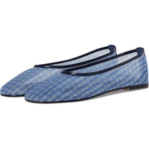 imageSteve Madden Womens Meadow Ballet FlatBlue Gingham Mesh