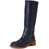 imageSteve Madden Womens Riggs Knee High BootNavy Leather