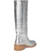imageSteve Madden Womens Riggs Knee High BootSilver Leather