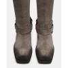 imageSteve Madden Womens Ruskin Motorcycle BootTaupe Suede