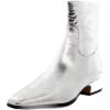 imageSteve Madden Womens Dusty Ankle BootSilver Leather