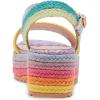 imageSteve Madden Girls Shoes Cleo Wedge SandalRainbow Multi