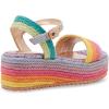 imageSteve Madden Girls Shoes Cleo Wedge SandalRainbow Multi