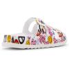 imageSteve Madden Girls Spirit Flat SandalWhite Multi
