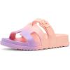 imageSteve Madden Girls Spirit Flat SandalPurple Ombre