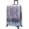 imageSteve Madden 28 Inch Checked Luggage Collection  Scratch Resistant ABS  PC Hardside Suitcase  Designer Lightweight Bag with 8Rolling Spinner Wheels DiamondDiamond