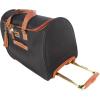 imageSteve Madden Designer Carry On Luggage Collection  Lightweight 20 Inch Duffel Bag Weekender Overnight Business Travel Suitcase with 2 Rolling Spinner Wheels Global BlueGlobal Black
