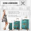 imageSteve Madden Designer Luggage  Checked Large 28 Inch Softside Suitcase  Expandable for Extra Packing Capacity  Lightweight Bag with Rolling Spinner Wheels Harlo Black 28inHarlo Teal Blue