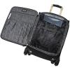 imageSteve Madden Designer Luggage  Checked Large 28 Inch Softside Suitcase  Expandable for Extra Packing Capacity  Lightweight Bag with Rolling Spinner Wheels Harlo Black 28inPeekABoo Grey