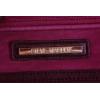 imageSteve Madden Designer Luggage  Checked Large 28 Inch Softside Suitcase  Expandable for Extra Packing Capacity  Lightweight Bag with Rolling Spinner Wheels Harlo Black 28inPeekABoo Purple