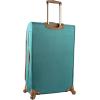 imageSteve Madden Designer Luggage Collection  3 Piece Softside Expandable Lightweight Spinner Suitcase Set  Travel Set Includes an Under Seat Bag 20Inch Carry on and 28Inch Checked SuitcaseHarlo Teal Blue