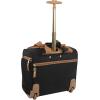 imageSteve Madden Designer Luggage Collection  3 Piece Softside Expandable Lightweight Spinner Suitcase Set  Travel Set Includes an Under Seat Bag 20Inch Carry on and 28Inch Checked SuitcaseHarlo Black