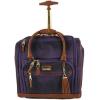 imageSteve Madden Designer Luggage Collection  3 Piece Softside Expandable Lightweight Spinner Suitcase Set  Travel Set Includes an Under Seat Bag 20Inch Carry on and 28Inch Checked SuitcaseShadow Purple