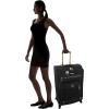 imageSteve Madden Designer Luggage Collection  3 Piece Softside Expandable Lightweight Spinner Suitcase Set  Travel Set Includes an Under Seat Bag 20Inch Carry on and 28Inch Checked SuitcasePeekaboo Black
