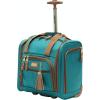 imageSteve Madden Designer Luggage Collection  3 Piece Softside Expandable Lightweight Spinner Suitcase Set  Travel Set Includes an Under Seat Bag 20Inch Carry on and 28Inch Checked SuitcaseHarlo Teal Blue