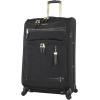 imageSteve Madden Designer Luggage Collection  3 Piece Softside Expandable Lightweight Spinner Suitcase Set  Travel Set Includes an Under Seat Bag 20Inch Carry on and 28Inch Checked SuitcasePeekaboo Black