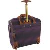 imageSteve Madden Designer Luggage Collection  3 Piece Softside Expandable Lightweight Spinner Suitcase Set  Travel Set Includes an Under Seat Bag 20Inch Carry on and 28Inch Checked SuitcaseShadow Purple