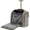 imageSteve Madden Designer Luggage Collection  3 Piece Softside Expandable Lightweight Spinner Suitcase Set  Travel Set Includes an Under Seat Bag 20Inch Carry on and 28Inch Checked SuitcaseHarlo Gray