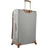 imageSteve Madden Designer Luggage Collection  3 Piece Softside Expandable Lightweight Spinner Suitcase Set  Travel Set Includes an Under Seat Bag 20Inch Carry on and 28Inch Checked SuitcaseHarlo Gray