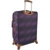 imageSteve Madden Designer Luggage Collection  3 Piece Softside Expandable Lightweight Spinner Suitcase Set  Travel Set Includes an Under Seat Bag 20Inch Carry on and 28Inch Checked SuitcaseShadow Purple