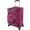 imageSteve Madden Designer Luggage Collection  3 Piece Softside Expandable Lightweight Spinner Suitcase Set  Travel Set Includes an Under Seat Bag 20Inch Carry on and 28Inch Checked SuitcasePeekaboo Purple