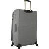 imageSteve Madden Designer Luggage Collection  3 Piece Softside Expandable Lightweight Spinner Suitcase Set  Travel Set includes 20 Inch Carry on 24 Inch ampamp 28Inch Checked Suitcases Harlo GrayPEEKABOO Grey