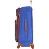 imageSteve Madden Designer Luggage Collection  Expandable 28 Inch Softside Bag for Men ampamp Women  Durable Lightweight Checked Suitcase with 4Rolling Spinner Wheels Global PurpleGlobal Blue