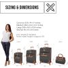 imageSteve Madden Designer Luggage Collection  Expandable 28 Inch Softside Bag for Men ampamp Women  Durable Lightweight Checked Suitcase with 4Rolling Spinner Wheels Global PurpleGlobal Black