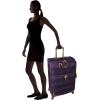 imageSteve Madden Designer Luggage Collection  Lightweight 28 Inch Expandable Softside Suitcase  Durable Rolling 4Spinner Wheels Checked Bag Shadow Purple Shadow PurpleShadow Purple