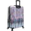 imageSteve Madden Luggage Collection  24 Inch Scratch Resistant ABSPC Hardside Midsized Suitcase  Durable Lightweight Bag with 8Rolling Spinner Wheels Diamond