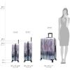 imageSteve Madden Luggage Collection  24 Inch Scratch Resistant ABSPC Hardside Midsized Suitcase  Durable Lightweight Bag with 8Rolling Spinner Wheels Diamond