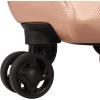 imageSteve Madden Luggage Set 3 Piece  Lightweight Hardside Suitcase set  Includes 20 Inch Carry on 24In28In Checked Bag with 8Wheel Rolling Spinner Rose Gold One Size