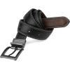 imageSteve Madden Reversible Mens Dress Casual Every Day Leather BeltBlackBrown Double Stitch