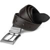 imageSteve Madden Reversible Mens Dress Casual Every Day Leather BeltBlackBrown Edge Stitch