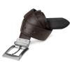 imageSteve Madden Reversible Mens Dress Casual Every Day Leather BeltBlackBrown Reversible  Saffiano