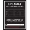 imageSteve Madden Reversible Mens Dress Casual Every Day Leather BeltBlackBrown Saffiano
