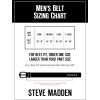 imageSteve Madden Reversible Mens Dress Casual Every Day Leather BeltBlackBrown Textured