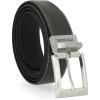 imageSteve Madden Reversible Mens Dress Casual Every Day Leather BeltBlackBrown Edge Stitch