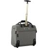 imagesteve madden Designer 15 Inch Carry on Suitcase Small Weekender Overnight Business Travel Luggage Lightweight 2 Rolling Spinner Wheels Under Seat Bag for Women Harlo BlackPeekaboo Grey
