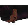 imagesteve madden Designer 15 Inch Carry on Suitcase Small Weekender Overnight Business Travel Luggage Lightweight 2 Rolling Spinner Wheels Under Seat Bag for Women Harlo BlackShadow Purple