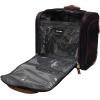 imagesteve madden Designer 15 Inch Carry on Suitcase Small Weekender Overnight Business Travel Luggage Lightweight 2 Rolling Spinner Wheels Under Seat Bag for Women Harlo BlackShadow Purple