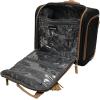imagesteve madden Designer 15 Inch Carry on Suitcase Small Weekender Overnight Business Travel Luggage Lightweight 2 Rolling Spinner Wheels Under Seat Bag for Women Harlo BlackHarlo Black