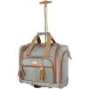 imagesteve madden Designer 15 Inch Carry on Suitcase Small Weekender Overnight Business Travel Luggage Lightweight 2 Rolling Spinner Wheels Under Seat Bag for Women Harlo BlackHarlo Gray